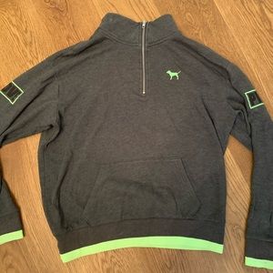 Half zip sweatshirt